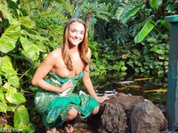 Mary and Aubrey Pantiless in Hawaii