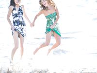 Mary and Aubrey Pantiless in Hawaii