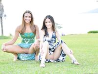 Mary and Aubrey Pantiless in Hawaii