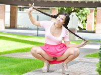 Caroline Pigtails in Braids