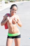 Randi cute topless runner