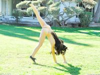 Lacey playful outdoors