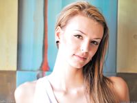 Kourtney in a short skirt no panties and flashing boobs