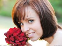 Hayden outside running around naked