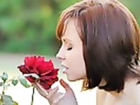 Hayden outside running around naked