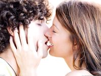 Gabby plays with her date