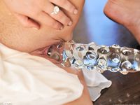 Lilith rides a huge dildo